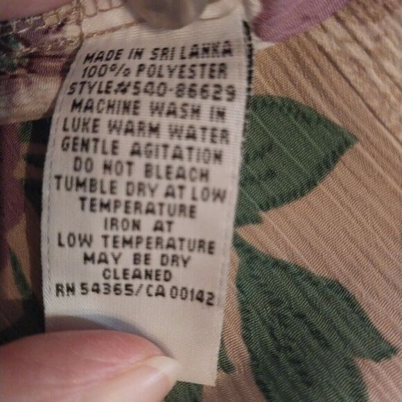 Women’s Top Sz 16P Colorful Boho Floral Comfy Patchwork Grandmacore Cottagecore - Picture 9 of 9